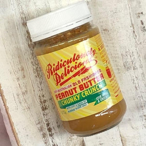 Ridicously Delicious Peanut Butter Chunky Crunch 375g - Rosalie Gourmet Market