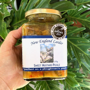 New England Larder - Sweet Mustard Pickle 375g - Rosalie Gourmet Market