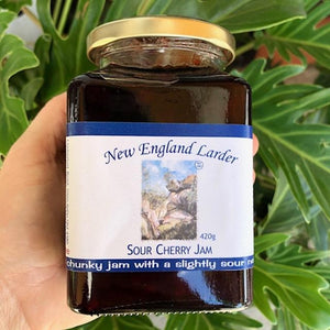 New England Larder - Sour Cherry Jam 420g - Rosalie Gourmet Market