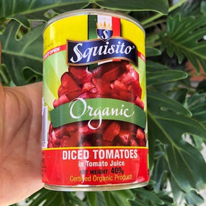 Squisito Organic Diced Tomatoes in Tomato Juice 400g - Rosalie Gourmet Market