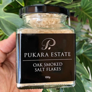 Salt - Oak Smoked Salt Flakes 100g - Pukara Estate - Rosalie Gourmet Market
