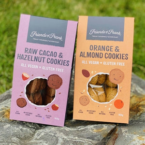 Friends of Frank - Raw Cacao & Hazelnut Cookies (Vegan & GF) 160g - Rosalie Gourmet Market
