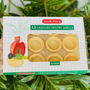 Savoury Pastry Shells (pack of 12 x 45mm) - Lincoln Bakery - Rosalie Gourmet Market