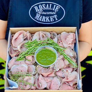 Rare Roast Beef Platter (GF, DF) - Rosalie Gourmet Market
