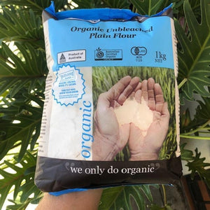Kialla Organic Unbleached Plain Flour 1kg - Rosalie Gourmet Market