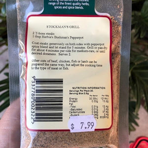 Herbies - Bushman's Pepperpot - Aussie Pepper Seasoning 50g - Rosalie Gourmet Market