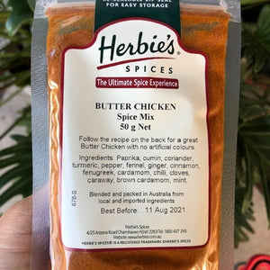 Herbies - Butter Chicken Spice Mix 50g - Rosalie Gourmet Market