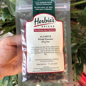 Herbies - Allspice Whole Pimento 25g - Rosalie Gourmet Market