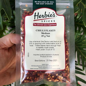 Herbies - Chilli Flakes (Medium) 35g - Rosalie Gourmet Market