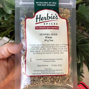Herbies - Fennel Seed (Whole) 30g - Rosalie Gourmet Market