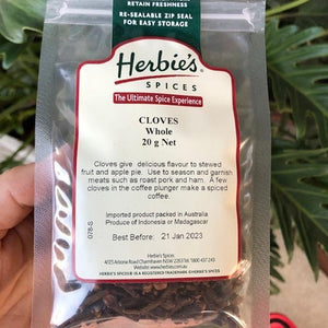 Herbies - Cloves (Whole) 20g - Rosalie Gourmet Market