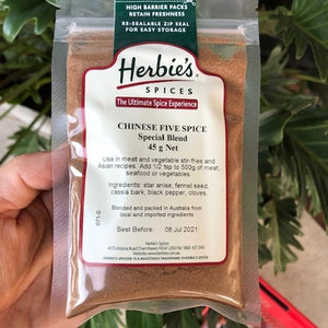 Herbies - Chinese Five Spice (Special Blend) 45g - Rosalie Gourmet Market