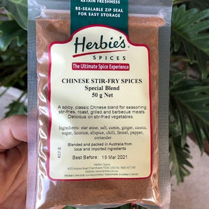 Herbies - Chinese Stir-Fry Spices (Special Blend) 50g - Rosalie Gourmet Market