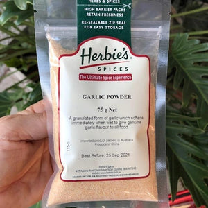 Herbies - Garlic Powder 75g - Rosalie Gourmet Market