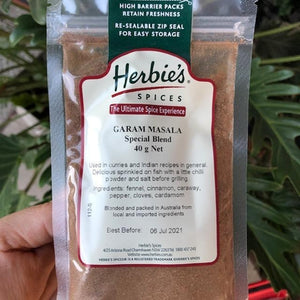 Herbies - Garam Masala (Special Blend) 40g - Rosalie Gourmet Market