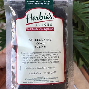 Herbies - Nigella Seed (Kolonji) 50g - Rosalie Gourmet Market