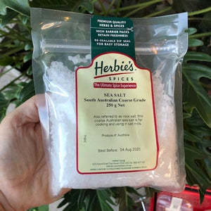 Herbies - Sea Salt (South Australian Coarse Grade) 250g - Rosalie Gourmet Market