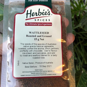 Herbies - Wattleseed Roasted & Ground 15g - Rosalie Gourmet Market