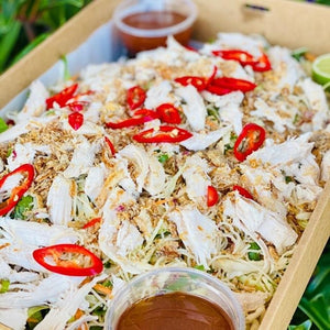 Christmas Thai Chicken Noodle Salad (GF, DF) - Rosalie Gourmet Market