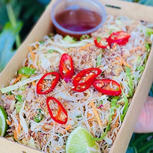 Christmas Thai Vegetarian Noodle Salad (V, GF, DF) - Rosalie Gourmet Market