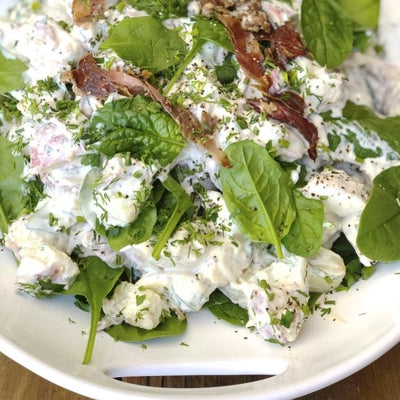 Christmas Potato Salad - Prosciutto & Herbs (GF) - Rosalie Gourmet Market