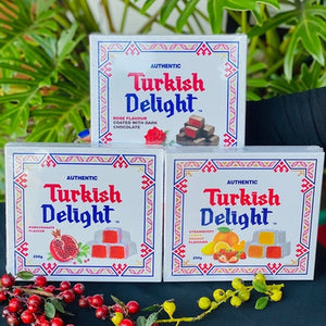 Authentic Turkish Delight - Strawbery, Lemon & Orange 250g - Rosalie Gourmet Market