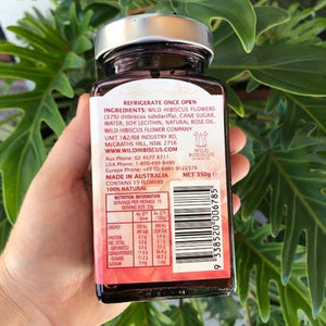 Wild Hibiscus - Flowers in Rose Syrup 350g - Rosalie Gourmet Market