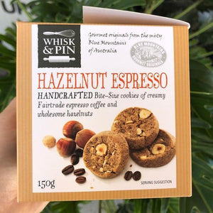 Whisk & Pin - Hazelnut Espresso Bite Size Cookies 150g - Rosalie Gourmet Market