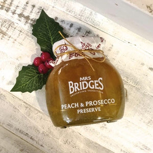 Peach & Prosecco Preserve - Mrs Bridges 340g - Rosalie Gourmet Market