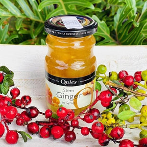 Opies Stem Ginger in Syrup 280g (150g drained weight) - Rosalie Gourmet Market