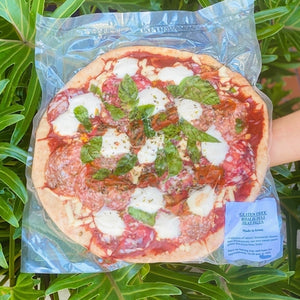 Gluten Free Pizza (topped & ready to cook) - Meat Pizza - Rosalie Gourmet Market