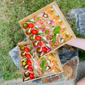 Mixed Canape Box - Cold Vegetarian - Rosalie Gourmet Market